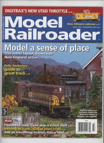 Model railroader march 2021 - railroader,