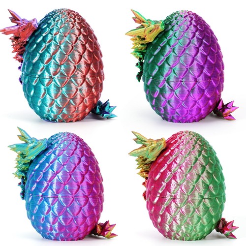 4pcs printed dragon eggs - 4pcs,