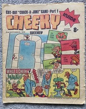 Cheeky comic 2nd september - comic,