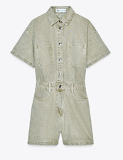 Zara Womens Khaki Short Sleeve