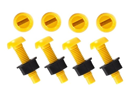 4pc number plate plastic - number, nylon