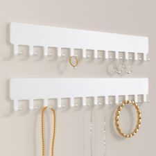 Necklace Holder Wall Mounted Jewellery Organiser Hanger Necklace Hanger Hooks