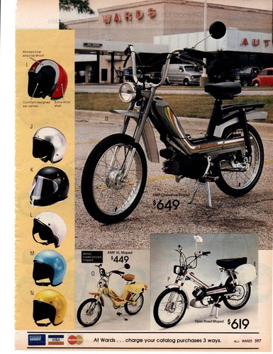 Vintage 1981 mopeds mini bikes - mopeds,
