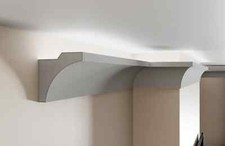 LED COVING PLASTER COATED MOLDING UPLIGHTING SH11 100mm x 100mm PREMIUM CORNICE