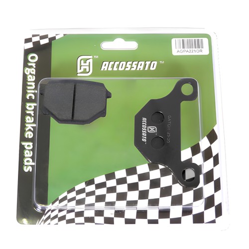 Rear recessed brake pads - recessed,