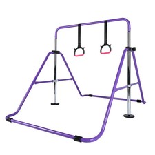 Foldable Gymnastics Horizontal Bars Kids Home Gym Training Bar Adjustable