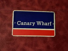 Garnier Reproduction Docklands Light Railway DLR Sign Canary Wharf