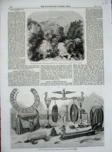 Old antique print - antique, subiaco
