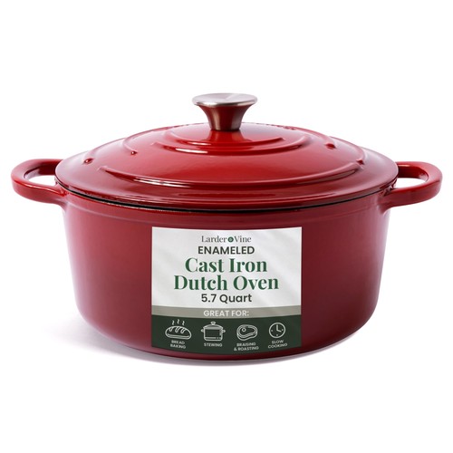 Larder vine 7 qt enameled - vine,