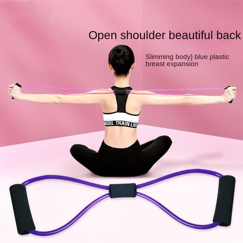 Shaped yoga stretch band - yoga,