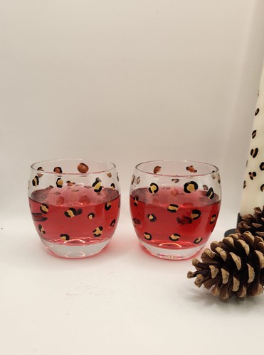 Leopard print glasses tumblers - leopard,