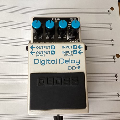 Boss digital delay guitar - dd-6,