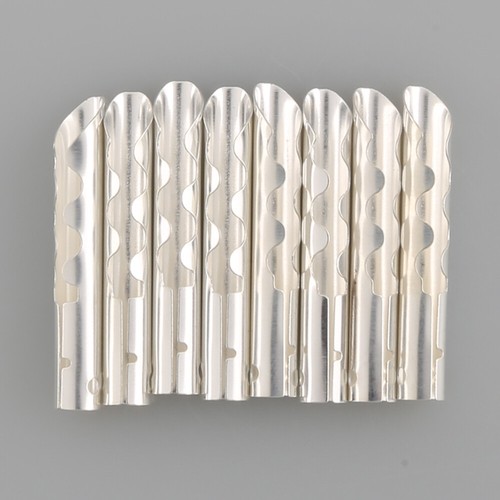 12pcs silver plated 4mm - plated,