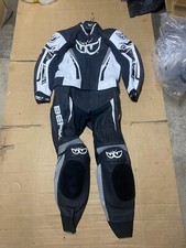 BERIK Mens Race Two Piece Leather Motorcycle Suit UK 38" Chest  (B88#3)