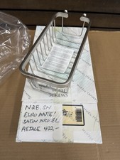 Samuel Heath N28.SN Shower Basket - Satin Nickel - No Mount Screws