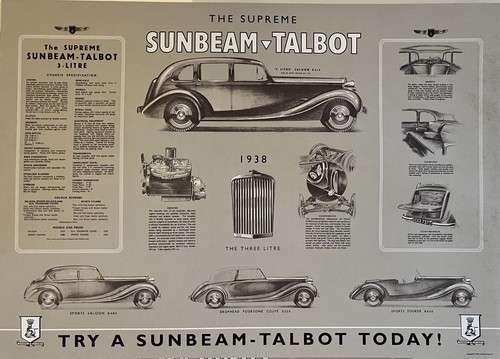 Talbot supreme sunbeam - supreme,