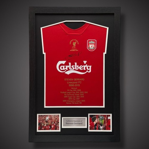 Framed steven gerrard stats - gerrard,