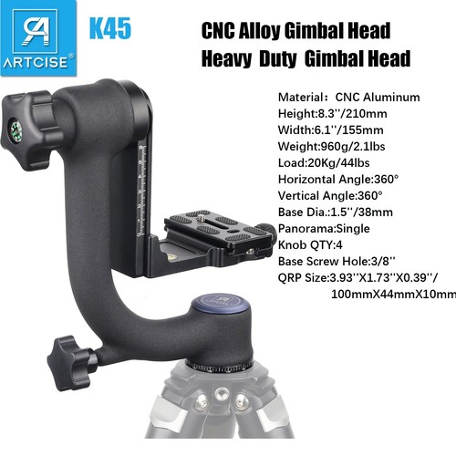 K45 gimbal head tripod - k45, monopod