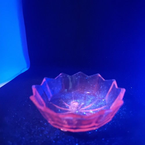 Vintage depression glass with