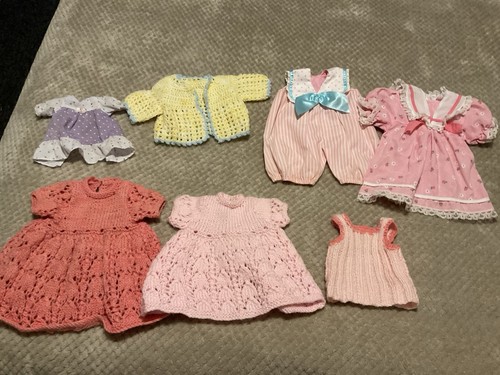 Old dolls clothes fit tiny - dolls,