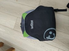 Trunki Boostapak. Travel Booster Seat and Backpack. Green And Black