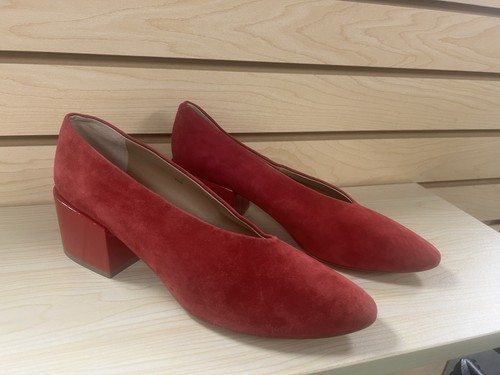 Nwob vaneli red suede - nwob, patent