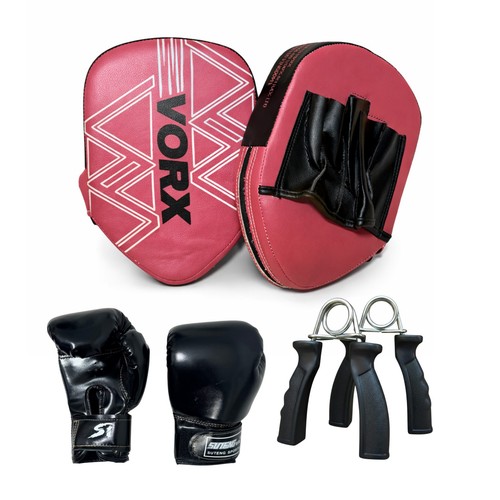 Focus pads and boxing gloves - focus,