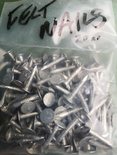 Large Head CLOUT NAILS - SHED FELT / ROOF GALVANISED Size 20mm Qty 400