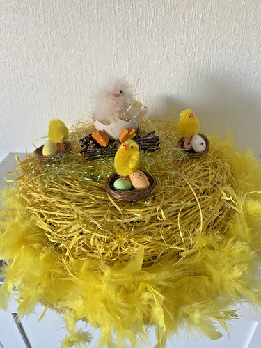 Handmade easter bonnet hat - easter, bonnet/hat