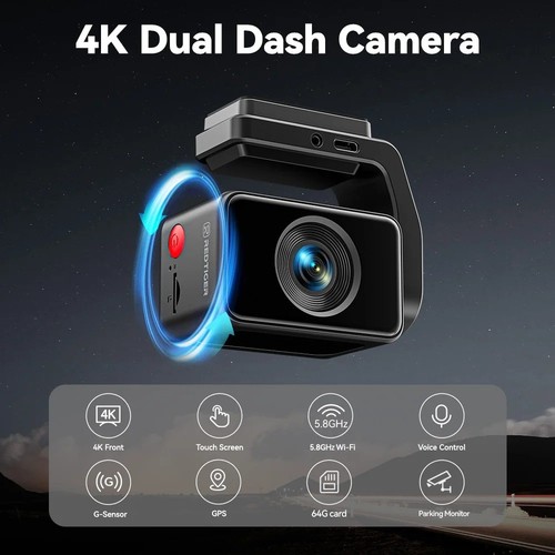 Redtiger dash cam front - a4,