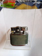 Chrome mini small petrol lighter fully working by Lightson grey covering