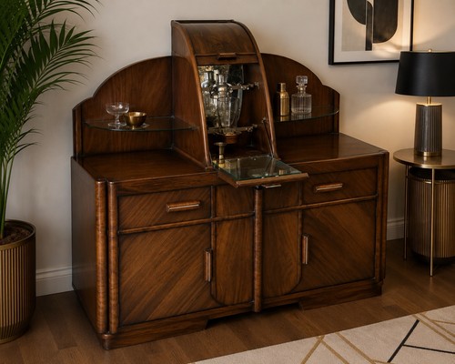 Stunning 1930s art - stunning, walnut