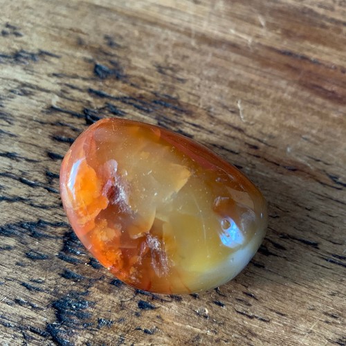 Carnelian palm stone - palm, #3