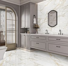 Statuario Gold Porcelain Tiles