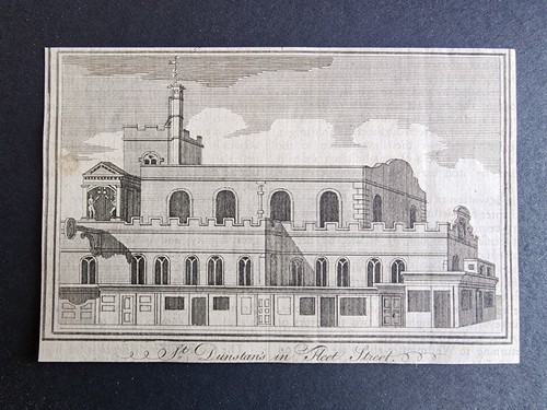 Antique 1770 print st - antique,