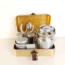Original SPORT PRESSO Vintage Mini Espresso Coffee Maker Set For Camping 1950s
