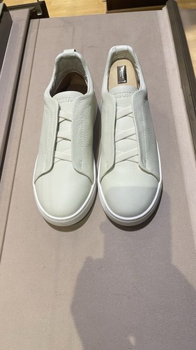 Zegna triple stitch white - zegna,