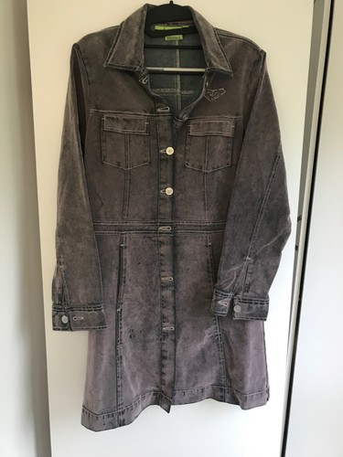 Quicksilver long denim coat