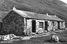 Real Photo Postcard Black Sail Hut Seascale Cumbria Abraham Keswick