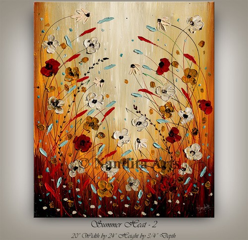 Flower painting abstract - flower,