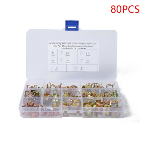 80x 15mm car spring - car, clip