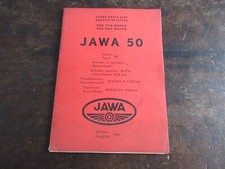 Jawa 50 CCM 551 1960 OEM spare parts list spare parts list