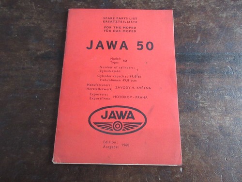 Jawa ccm 551 1960 oem - jawa, 50