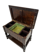 Vintage old charm sewing box - old,
