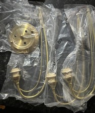 Gold Coloured 3 Light Ceiling