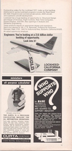 Lockheed curta vintage - curta,