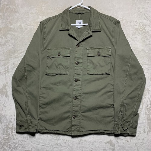 Gap military shirt jacket - military,