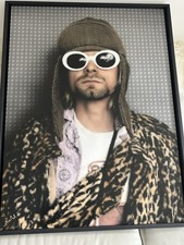NICK HOLDSWORTH ‘Kurt Cobain II’  Mixed Media On Board ORIGINAL
