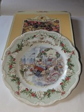 Royal Doulton Brambly Hedge The Snow Ball Full Size Plate, Boxed!