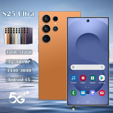 S25 Ultra 5G LTE Smartphone 7.3 Unlocked Android Cellphones Dual SIM 12GB+512GB